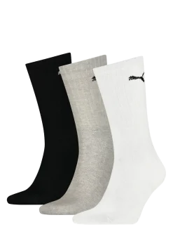 PUMA UNISEX LIGHT CREW SOCK 3P - Strømper