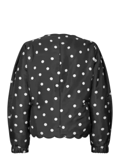 Quilted Dots, Voluminous Sleeve Jacket - Lette jakker