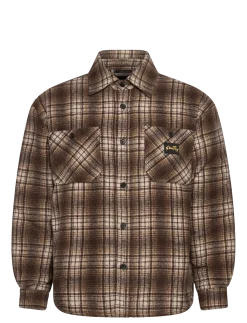 QUILTED PLAID OVERSHIRT - Jakker og frakker