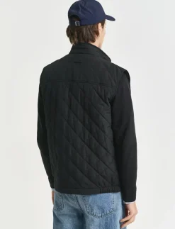 QUILTED WINDCHEATER VEST - Veste