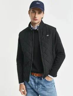 QUILTED WINDCHEATER VEST - Veste