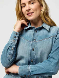 RADIATING COVERALL - Flared jeans