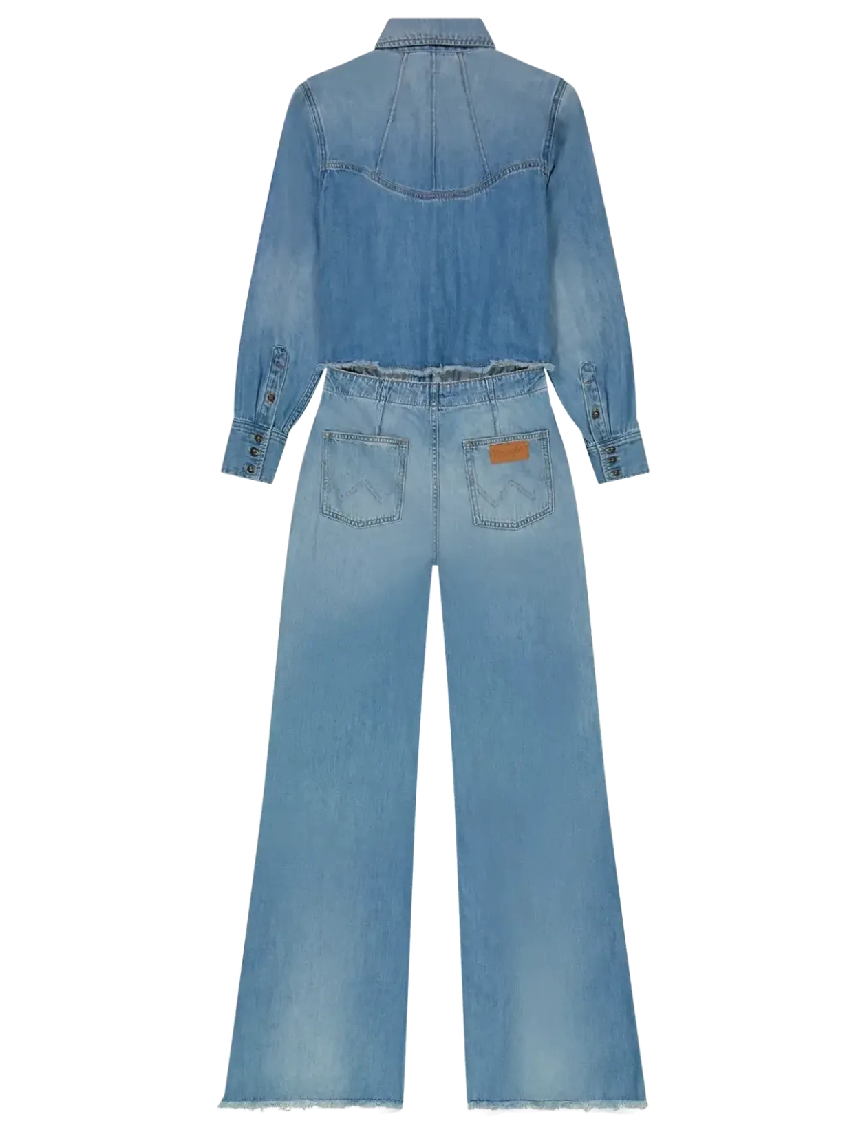 RADIATING COVERALL - Flared jeans