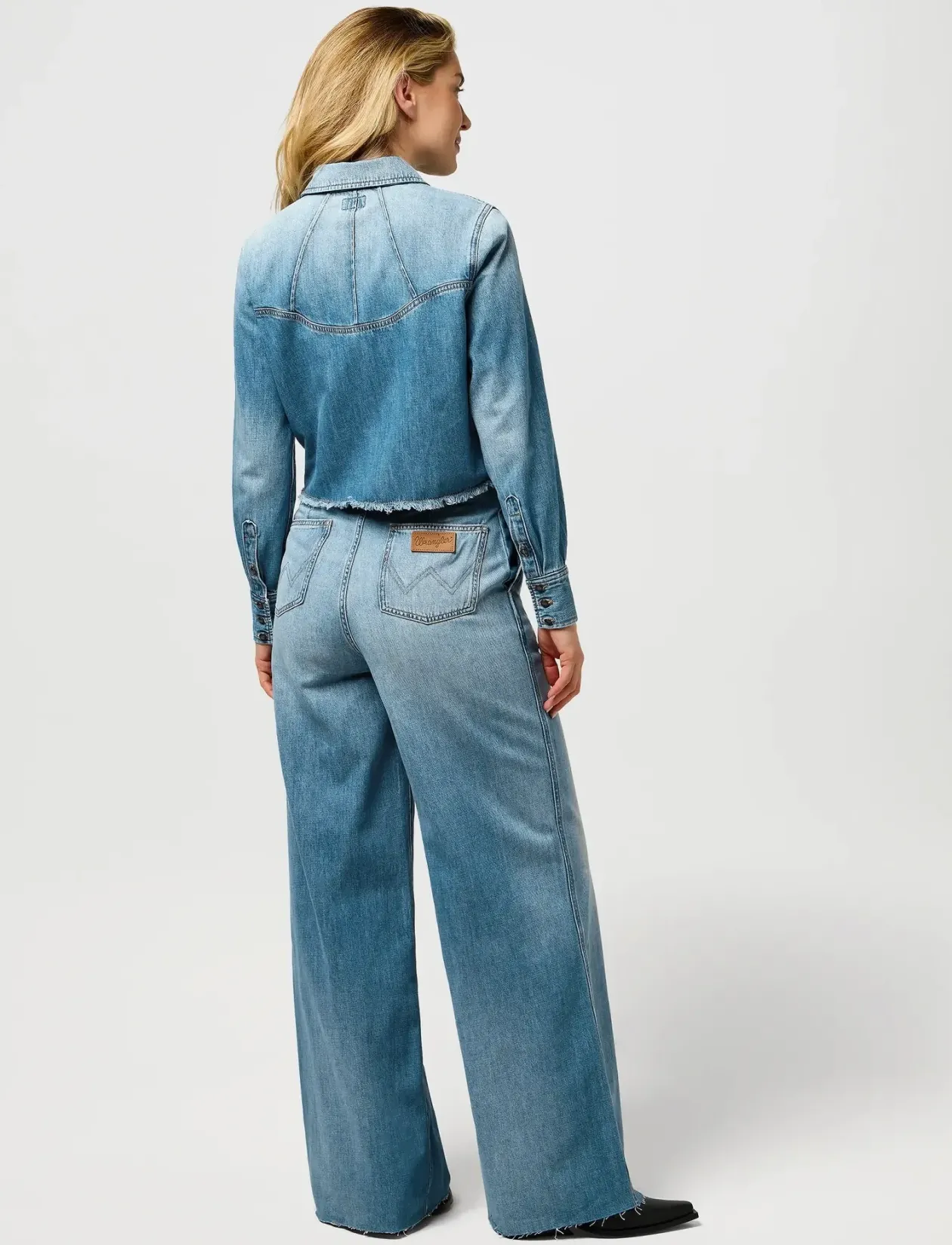 RADIATING COVERALL - Flared jeans