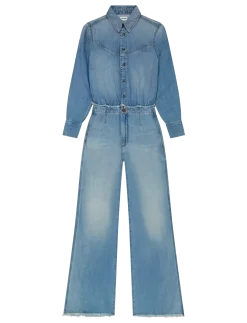 RADIATING COVERALL - Flared jeans