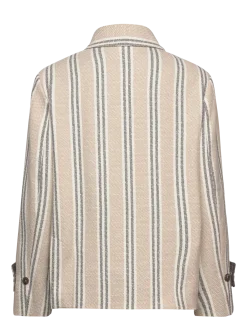 RAKEL JACKET NATURAL STRIPE - Lette jakker