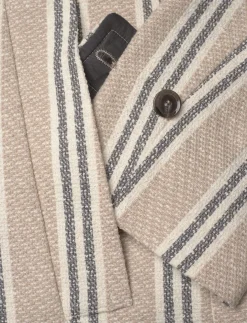RAKEL JACKET NATURAL STRIPE - Lette jakker