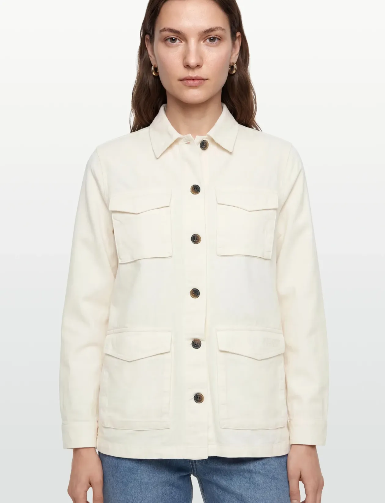 Raven Linen Blend Overshirt - Overshirts