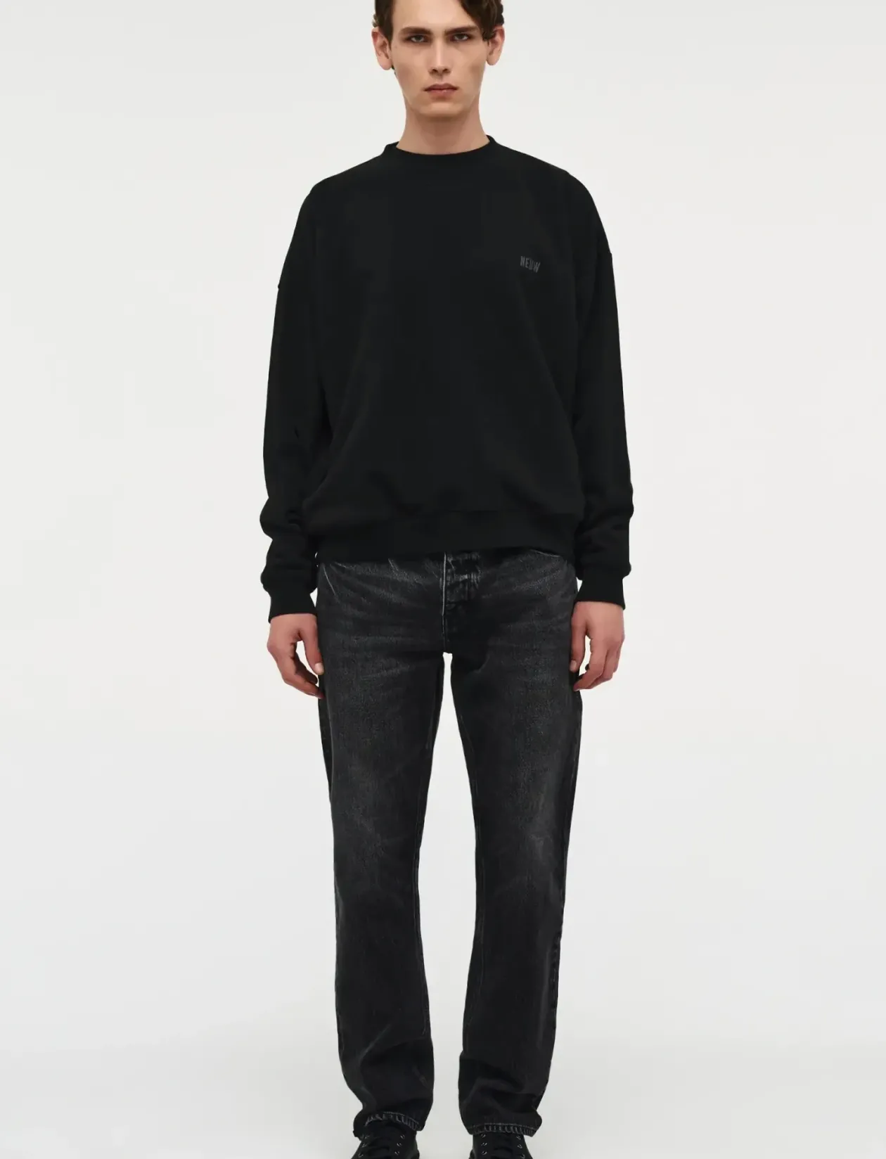 RAY STRAIGHT ROMULUSVINTAGE BLACK - Regular jeans