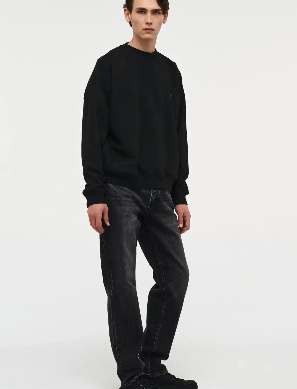 RAY STRAIGHT ROMULUSVINTAGE BLACK - Regular jeans