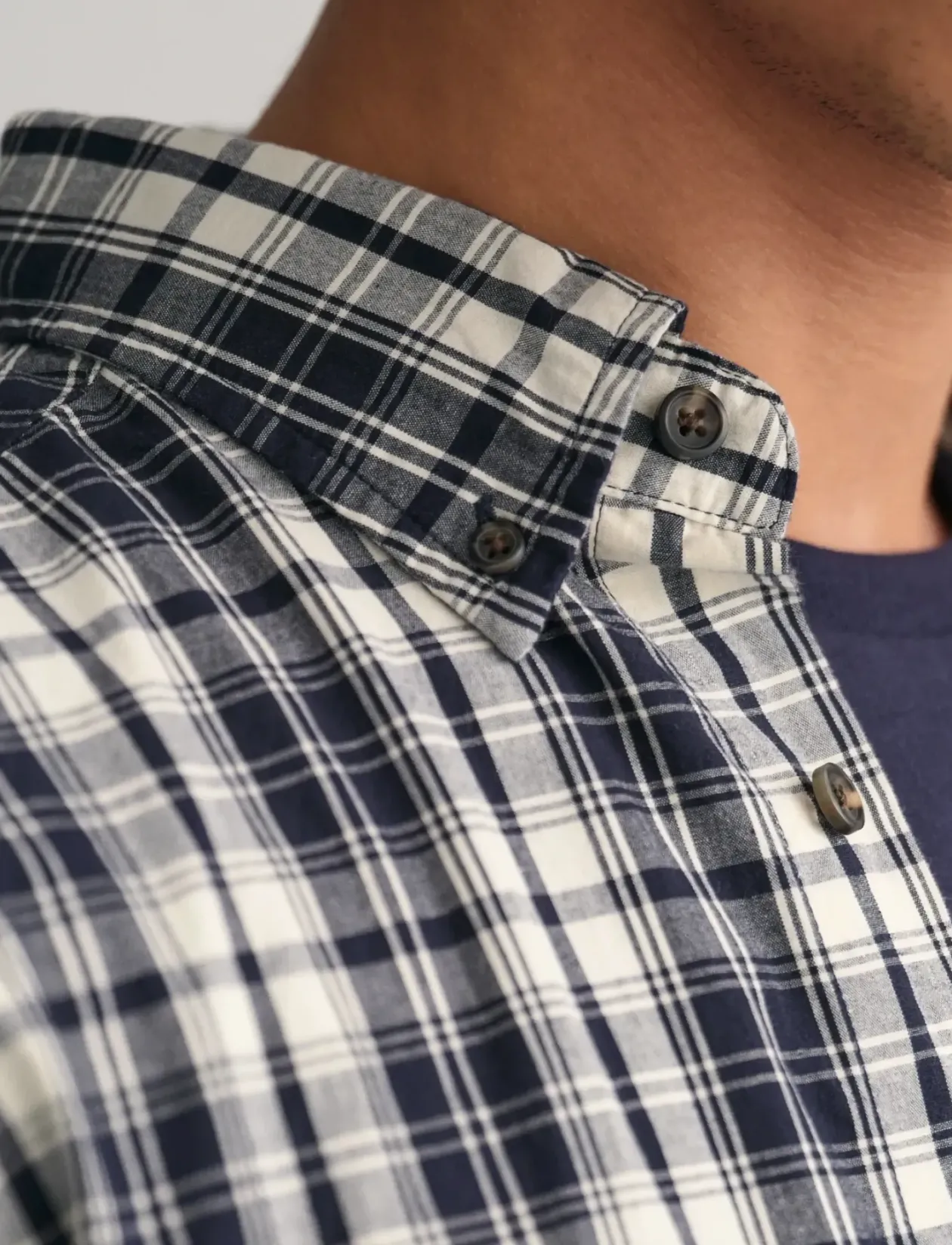 REG ARCHIVE POPLIN PLAID SHIRT - Ternede skjorter
