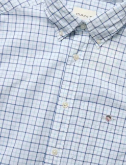 REG CLASSIC POPLIN CHECK - Ternede skjorter