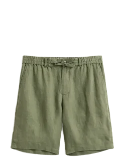 REG LINEN DS SHORTS - Hørshorts