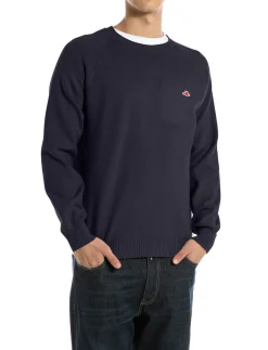 REGULAR Sustainable SYNTHETIC COMPONENT Sweater - Rund hals