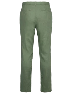RELAXED LINEN DS PANTS - Hørbukser