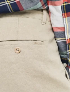 RELAXED LINEN DS SHORTS - Hørshorts