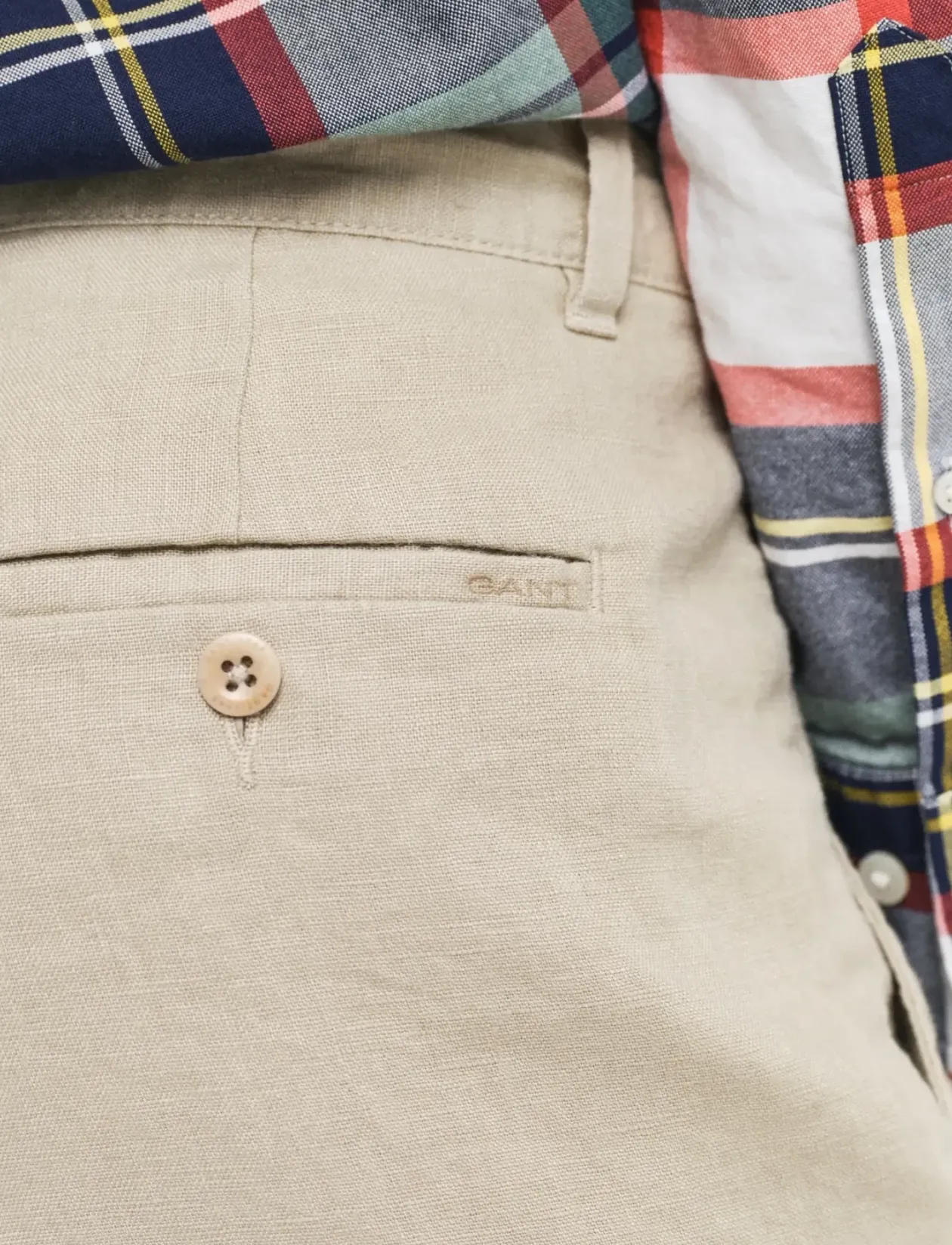 RELAXED LINEN DS SHORTS - Hørshorts