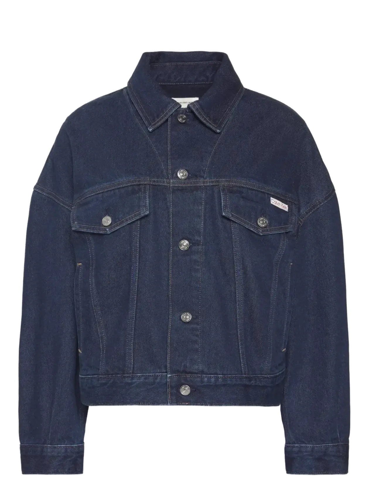 RELAXED TRUCKER TRUE INDIGO - Denimjakker