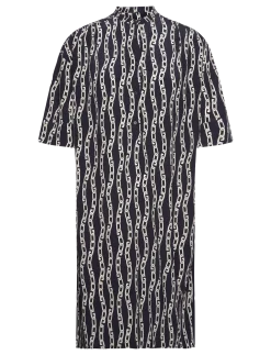 REL CHAIN PRINT TUNIC DRESS - Tunikaer