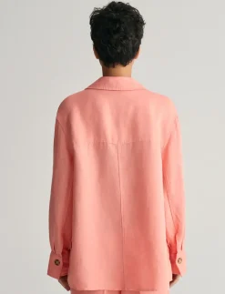 REL LINEN BLEND OVERSHIRT - Overshirts