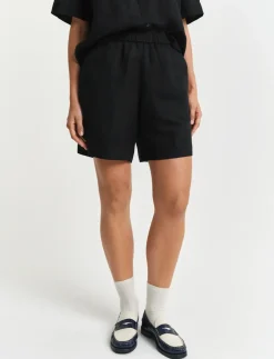 REL LINEN BLEND PULL ON SHORTS - Casual shorts