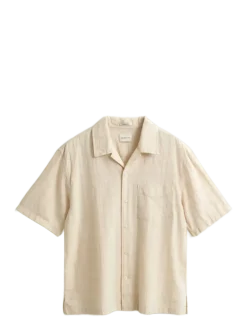 REL TEXTURE CHECK SHIRT - Kortærmede