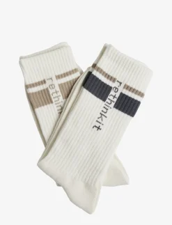 Rethinkit Striped Crew Sock 2pack - Strømper