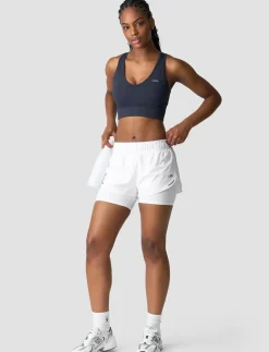 Ribbed Define Cropped V-neck Tank W - Crop tops