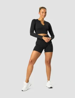 Ribbed Define Seamless Cropped Long Sleeve - Crop tops