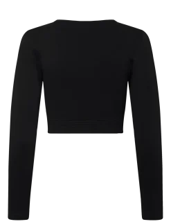 Ribbed Define Seamless Cropped Long Sleeve - Crop tops