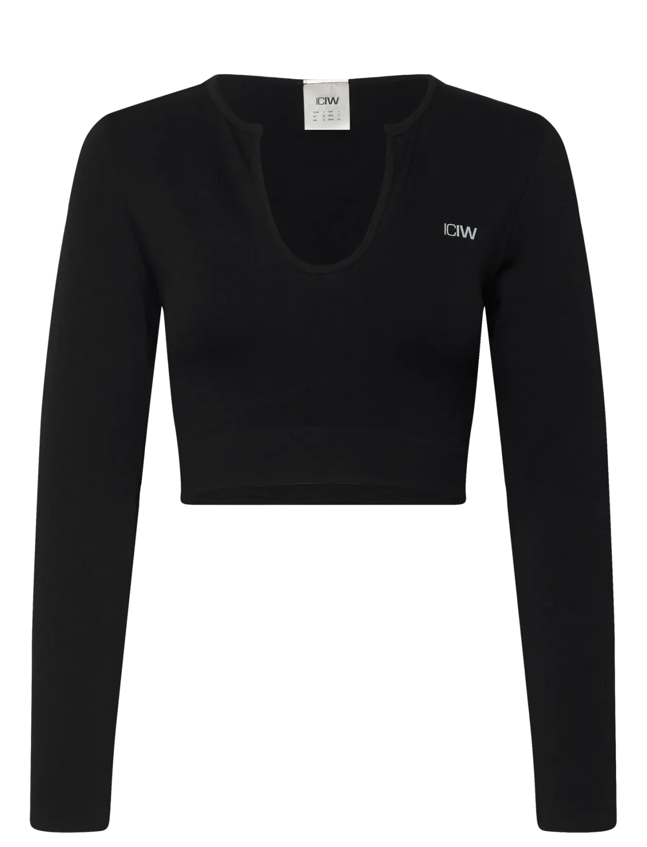 Ribbed Define Seamless Cropped Long Sleeve - Crop tops