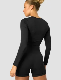 Ribbed Define Seamless Cropped Long Sleeve - Crop tops