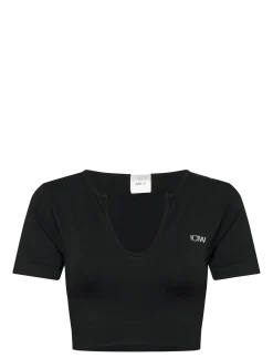 Ribbed Define Seamless Cropped T-shirt - Crop tops