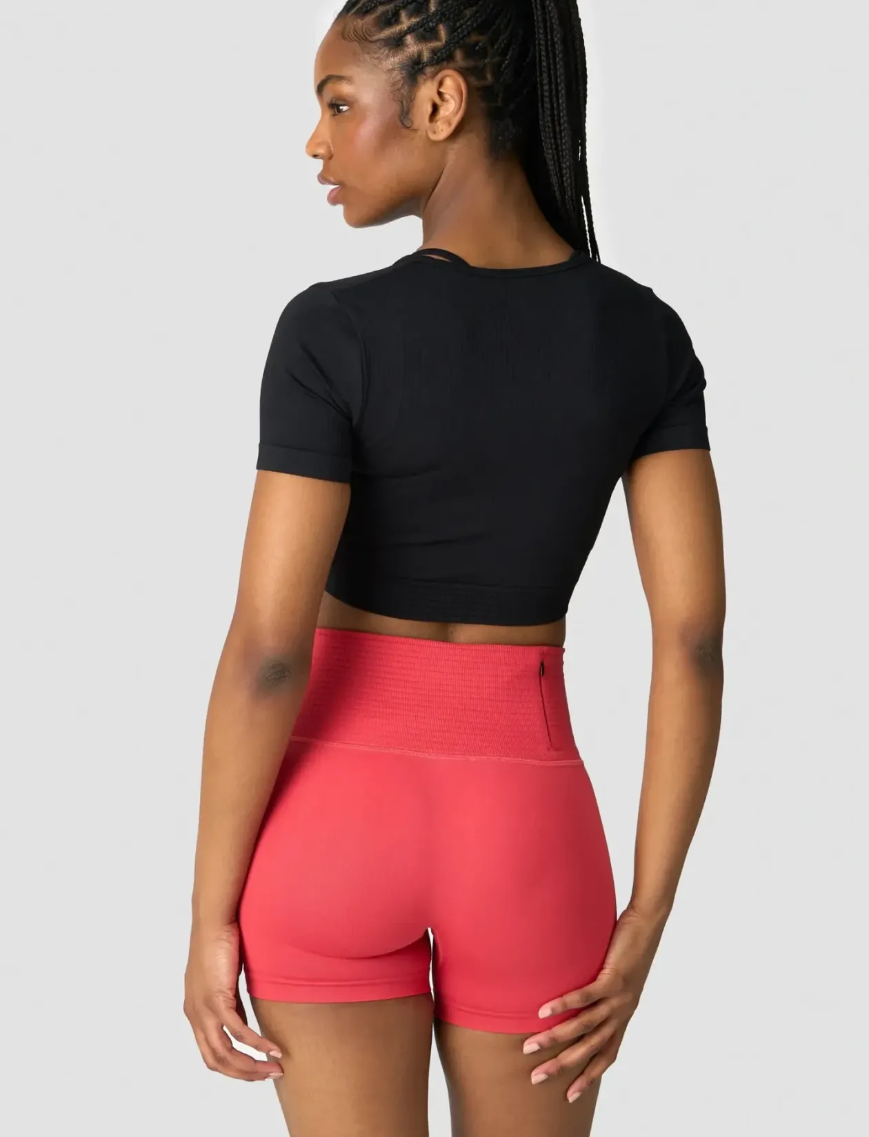 Ribbed Define Seamless Cropped T-shirt - Crop tops