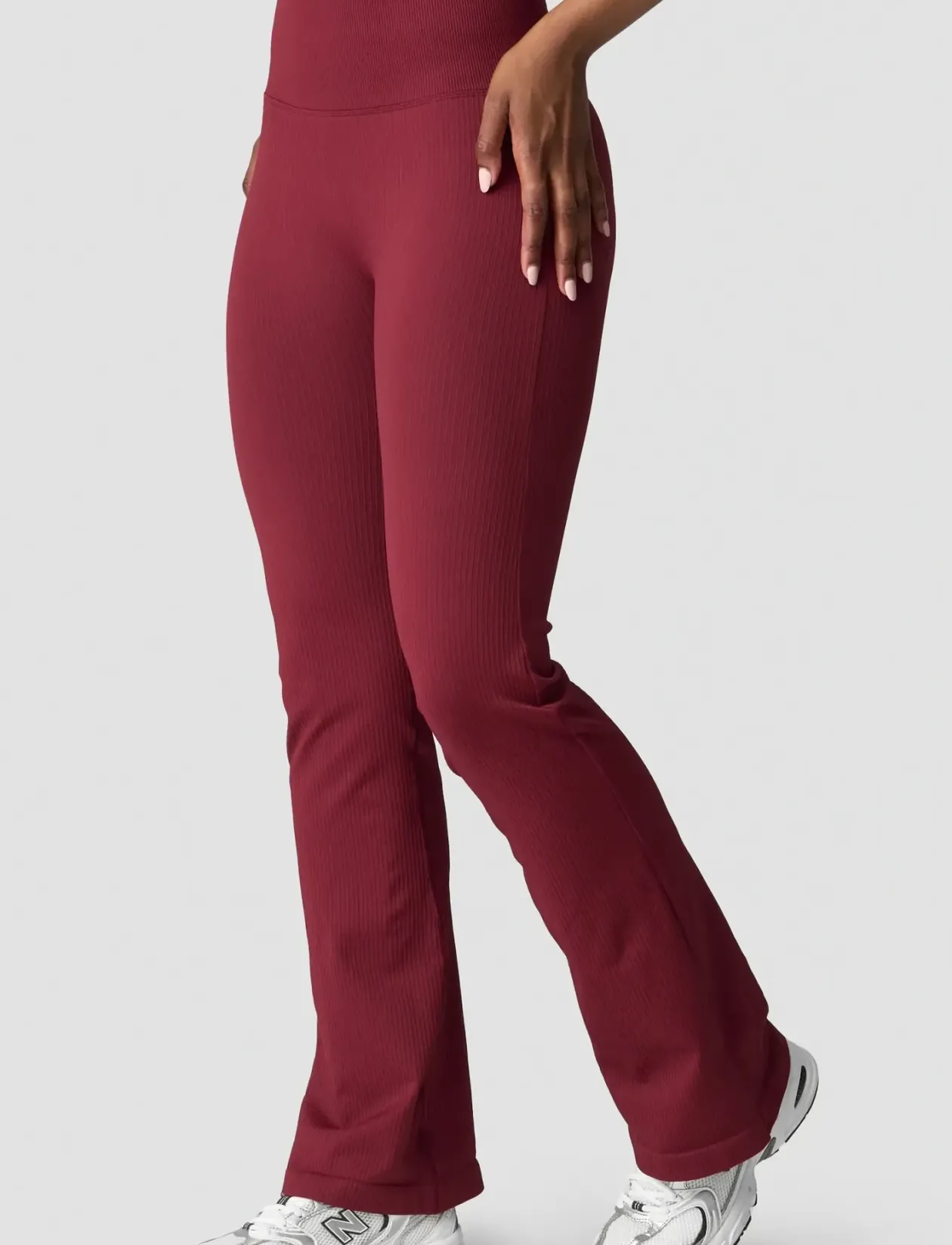 Ribbed Define Seamless Flared Tights - Træningstights