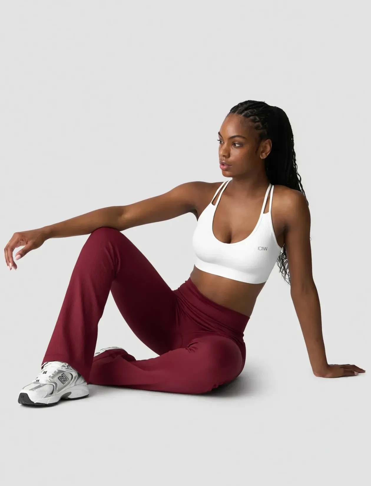 Ribbed Define Seamless Flared Tights - Træningstights