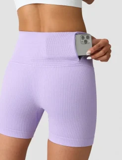 Ribbed Define Seamless Pocket Shorts - Træningstights