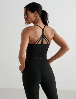 Ribbed Performance Bralette - Sports-bh'er