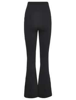Ribbed Seamless Flare Maternity Tights - Træningstights