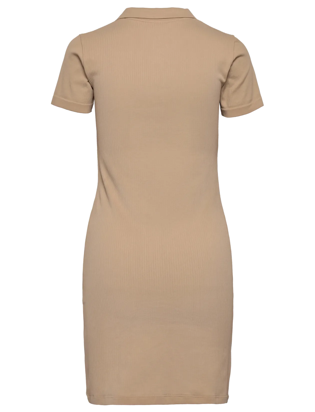 Ribbed Seamless Polo Dress - Korte kjoler