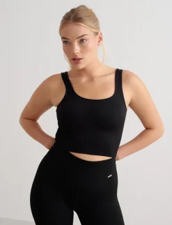 Ribbed Seamless Shaping Bralette - Sports-bh'er
