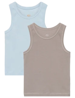 RIB JERSEY 2-PACK TANK-TOPS - Overdele