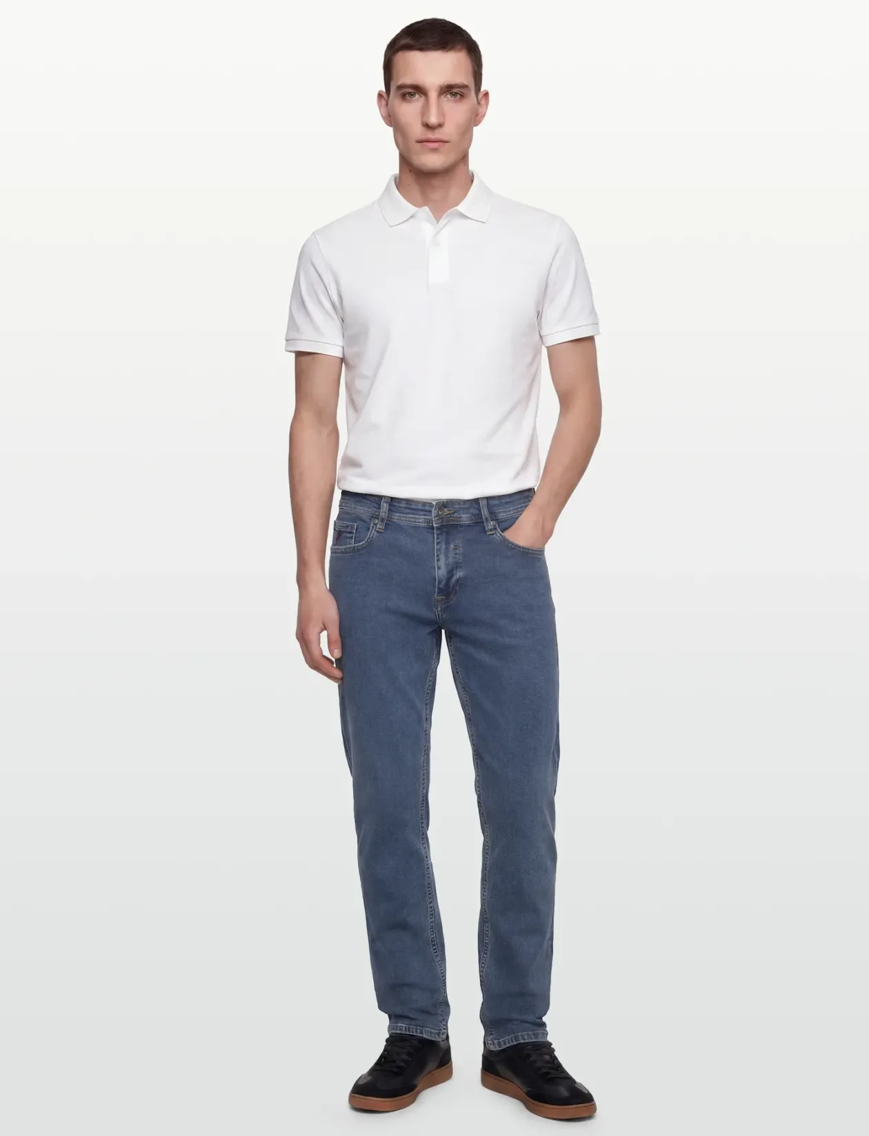 RICK REG LT BL DN MCS M JEANS - Regular jeans