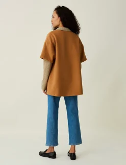 River Wool Blend Zip Cape - Ponchoer og kapper