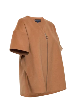 River Wool Blend Zip Cape - Ponchoer og kapper