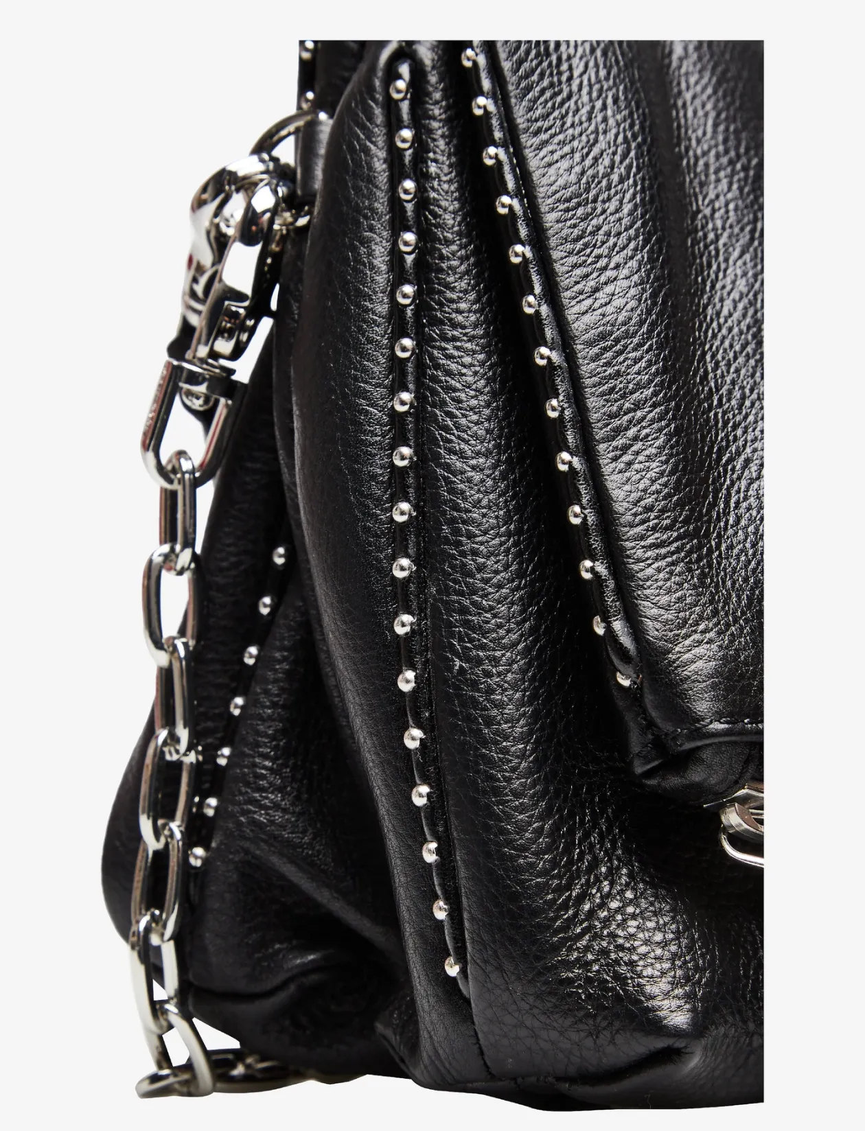 ROCKY GRAINED LEATHER STUDS - Crossbody Bags