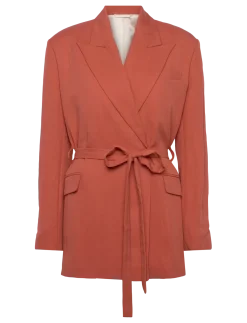 RODEBJER STAND TENCEL - Blazere med bælte