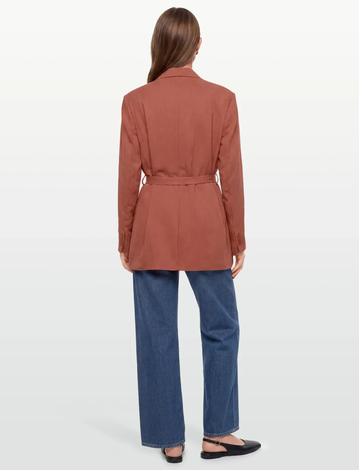 RODEBJER STAND TENCEL - Blazere med bælte