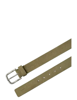 ROUND BUCKLE SUEDE 35MM FIXED - Bælter