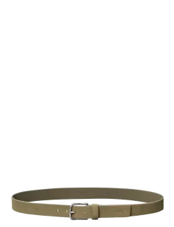 ROUND BUCKLE SUEDE 35MM FIXED - Bælter